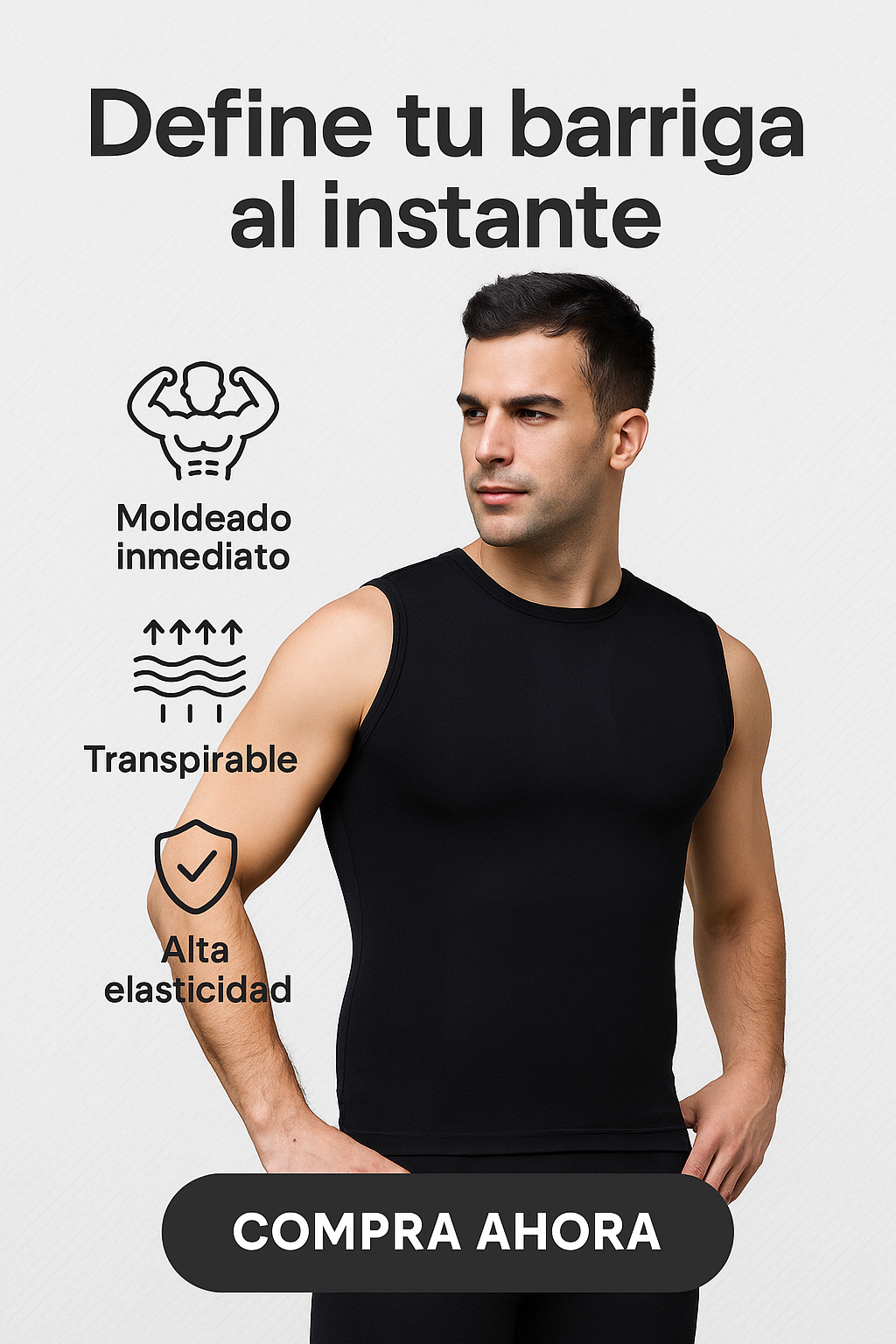 FRANELA DE COMPRESION MOLDEADORA